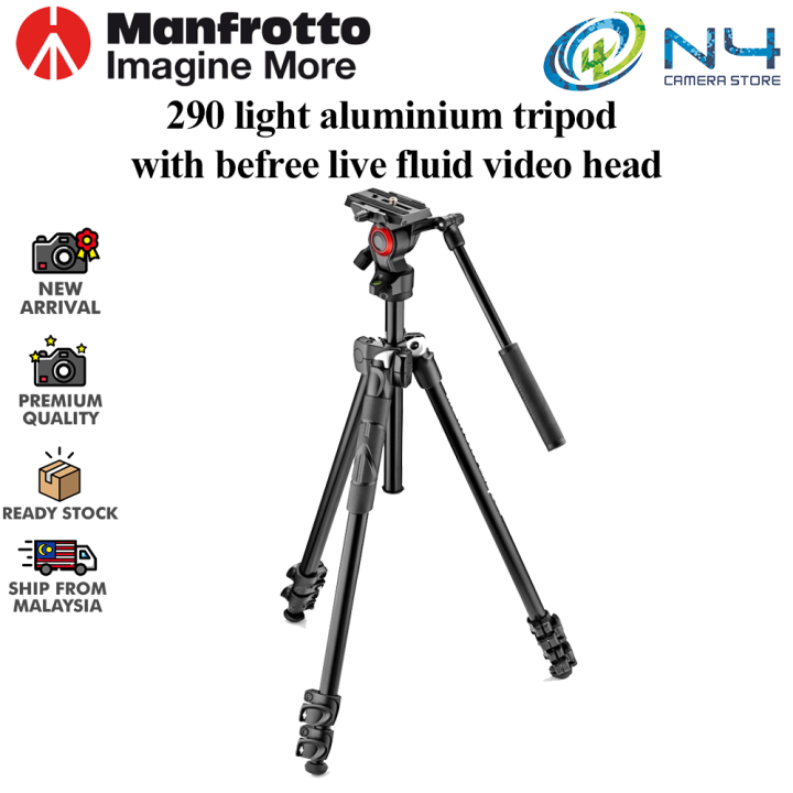 Manfrotto Mk290lta3 Video Stativ Manfrotto MANFROTTO 290 LIGHT KIT