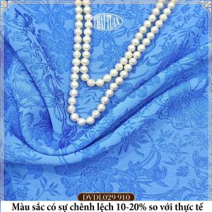 [ Thái Tuấn] Vải gấm họa tiết hoa nổi sang trọng may áo dài đầm váy thời trang