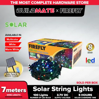 Buildmate x Firefly 7M Solar Christmas String Lights RGB/White/Warm | Outdoor Decor w/ Remote
