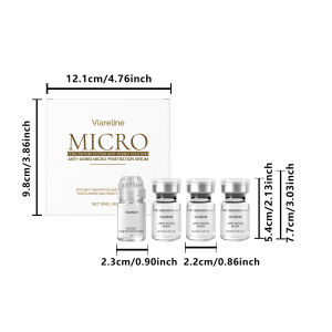 new Hexapeptide Collagen Microneedle Serum Set Hydrating Facial Roller Beauty Device Pro Home Beauty Care Kit Glowing Skincare hot