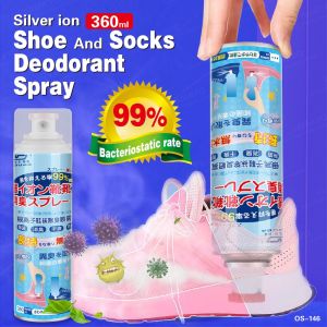 Shoe Deodorant Spray || Foot Odor Swear Shoes Removal || Air Freshener Deodorizer || Prevent Athletes Foot Anti-fungal