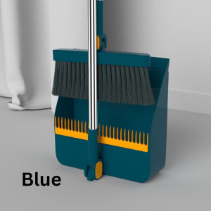 2-in-1 Foldable Broom & Dustpan Set | 180° Rotating Broom Head | Broom & Folding Shovel