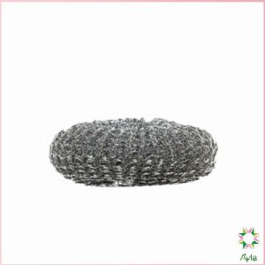 Ayla ฝอยขัดหม้อสแตนเลส ขัดกะทะ ที่จับสามารถใส่น้ำยาล้างจานได้   Dishwashing brush