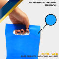 [100 PCS] Plastik HD Plong Biru|Plastik Packing Baju Online Shop | Kantong Pembungkus HD Plong. 