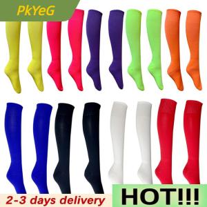 PkYeG Football Soccer Socks Breathable Outdoor Rugby Stockings Over Knee High Volleyball Baseball Hockey Kids Adults Long Socks