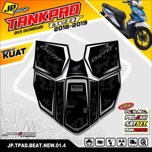 Stiker Dashboard Tankpad Beat Fi New Street 2016 - 2019 Sticker Striping Pelindung dasbor Motor JP-1