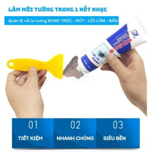 Chai keo chống thấm vá vét nứt tường 250g tuýp xanh