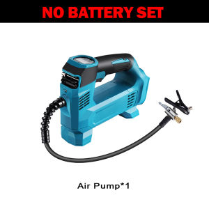 ONEVAN High Pressure Rechargeable Cordless Inflatable Pump Car Air Pump,With Digital Display Portable Car Electric Air Pump,For Makita 18V Battery Pneumatic Tool