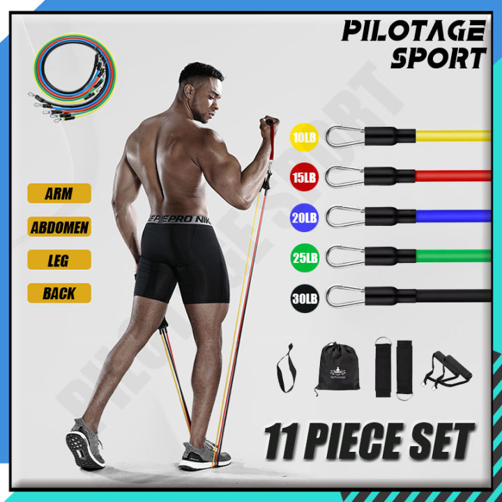 Resistance Bands Set Tpe Workout Pull Rope Elastic Waterproof Rubber Training Workouts Bands 8309