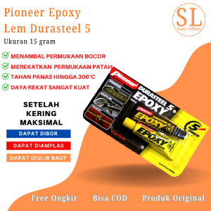 Lem Besi Super Kuat Tahan Panas 300C Epoxy Durasteel Lem Radiator Mesin / Lem Knalpot Motor Bocor / Lem Tangki Bensin Bocor / Lem Porting