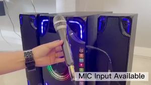 GXL GL-9000TKUSB 8 inch Woofer 2.1 Multimedia Speaker System with USB/SD/FM Tuner/Remote Control/Karaoke/Bluetooth