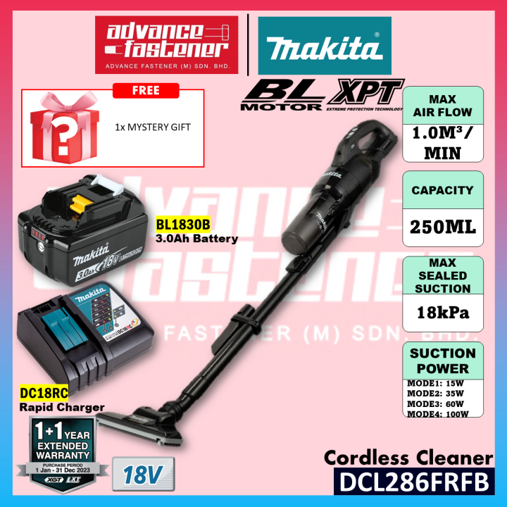 MAKITA DCL286FRFB / DCL286FZB 18V Cordless Vacuum Cleaner Lazada