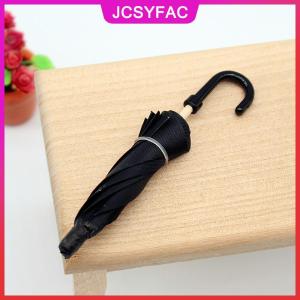 JCSYFAC 1:12 Dollhouse thu nhỏ mô phỏng mini ô Đen Mô hình đồ chơi phụ kiện trang trí Retro thu nhỏ cảnh đồ trang trí