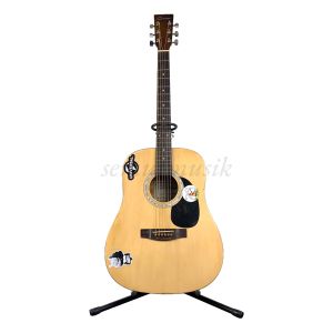 Stand Gitar Akustik Elektrik Bass Single Jepit Pn