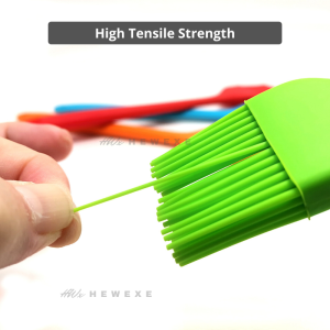 HWx 1 Pcs Silicone Brushfor Baking Heat Resistance Size: Medium(Blue/Orange/Green/Red/Pink/Yellow) (One Piece Design)