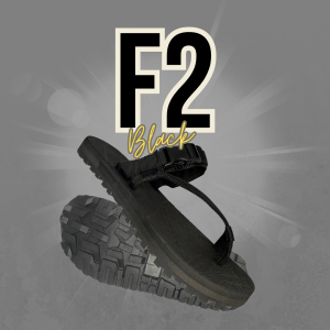 One Finger (F2 Hard Sole-Black) Sandals for Men and Women  - Outdoor and Hiking • Catfang