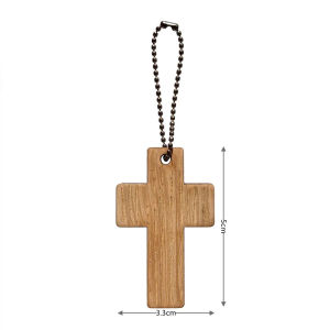 Wood Ornament - the Cross / Heart 木制心型十字架小挂件  Mothers Day Gift  Christian Gift