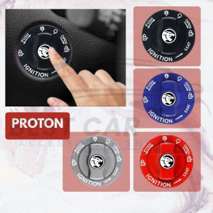Start Stop Button Cover Push Start Button Cover Zinc Alloy Car Automotive Engine Button Accessory