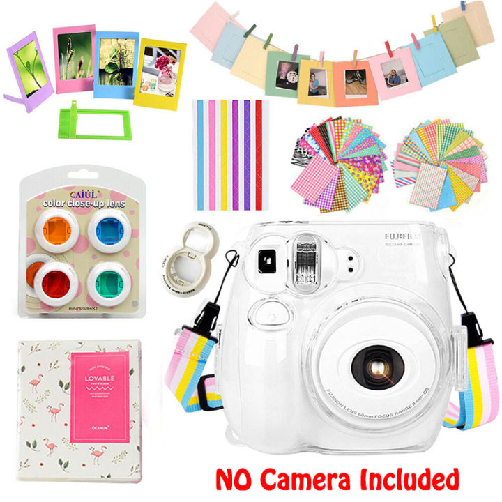 For Fujifilm Instax Mini 7S 7C Camera Bag Clear Case Cover 64