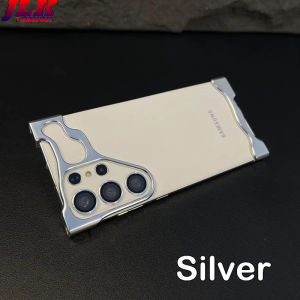 [Jlk] hợp kim titan không khung kim loại ốp điện thoại cho Samsung S24 Ultra S23 Plus S23 + S24 + Ốp bảo vệ chống rơi phim bảo vệ ống kính hình kim loại
