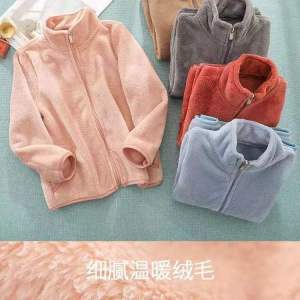 DEARKID เสื้อเจ็คเก็ตเด็กชาย เสื้ออุ่นเด็ก เสื้อไหมพรมเด็ก เสื้อคลุมเด็กชาย เสื้อแจ๊คเกตเด็ก เสื้อกันหนาวเด็ก1ขวบ ชุดกันหนาวเด็ก