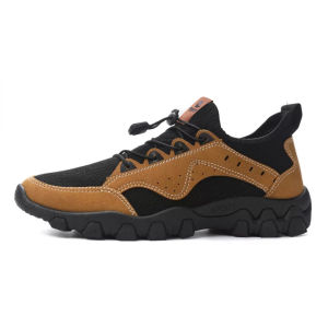 Khamzo Sepatu Sneakers Pria Outdoor Import Casual Terbaru D09 Hiking Adventure TAN