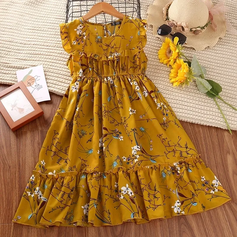 Little girl sale chiffon dresses