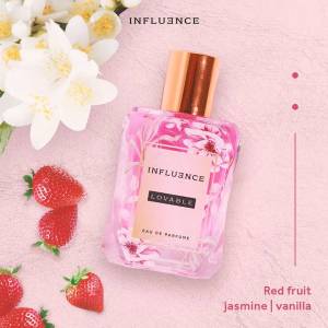 Parfume Wanita Influence Lovable Tahan Hingga 12 Jam Eau De Parfume HALAL  BPOM