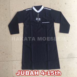 Baju Koko Jubah Anak Laki Laki Gamis Anak Laki Laki Terbaru Umur 4-15th BONUS PECI