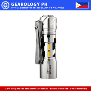 Loop Gear SK03 | Stainless Steel | Mini Flashlight – 1000 Lumens EDC Light + Side Light USB Rechargeable IP65 | Uses AA or 14500