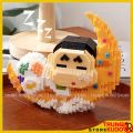 Mô hình Shin Cậu Bé Bút Chì dạng Đồ chơi xếp hình Shin dễ thương làm quà tặng, đồ decor. 