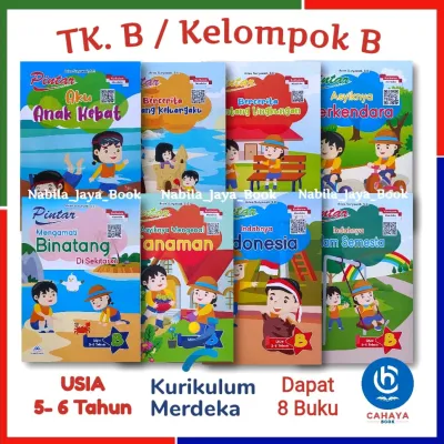 Best seller Paket 8 Buku TK B Kurikulum Merdeka