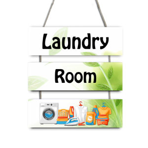 Hiasan dinding / Walldecor / Hiasan dinding rumah / Hiasan Dinding Laundry room V18 3 Susun