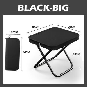Mini Portable Folding Stool Ultra Light Outdoor Slacker Chair Hiking Fishing Camping Chairs Folding Pocket Stool Kerusi Lipat Untuk Rumah 折叠椅