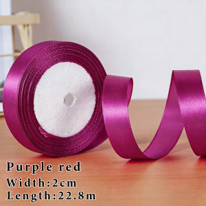 2cm (25 yards) Gift Ribbon Satin Ribbon Bouquet Ribbon DIY Handmade Packaging High-End Diy Ribbon