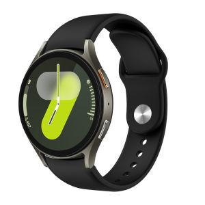 No Gaps Strap for Samsung Galaxy Watch FE 7 6 5 4 40mm 44mm 6 Classic 43mm 47mm 5 LTE 5 Pro 45mm 4 Classic 42mm 46mm Active 2 Rubber Silicone Band 20mm Quick Release Tali Jam Tangan Smartwatch Samsung