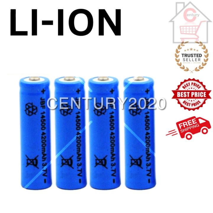 LIION Rechargeable AA Battery XY14500 1200mAh 3.7V Battery 1pcs Lazada