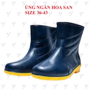 Ủng ngắn đi mưa 829 size 38-43 đế cứng ủng làm vườn ủng đi phượt