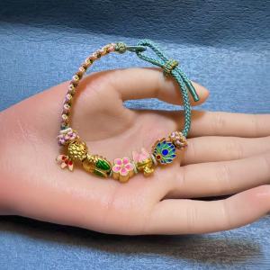 【JIN YU SAND】Artisans Fox·Cicada Song | Hand-braided Sand Gold Bracelet | Traditional Craftsmanship | Premium Gold-plated Sand | Exclusive Design | SG LOCAL 🌸