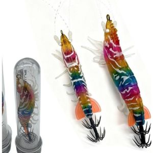FLYING 10cm Length Squid Jig Lure Luminous 11.2g Weight Horizontal Sinking Lure Slow Webfoot Shape Sea Fishing Lures Sea Fishing