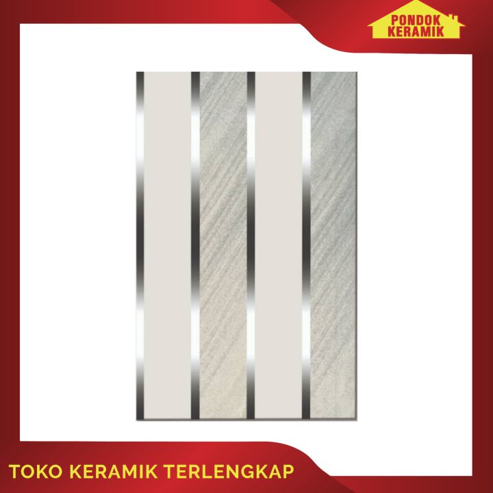 KERAMIK DINDING AVIGNON 25X40 ANGKOR GREY KW III