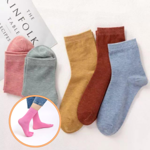 3 Pasang Kaos Kaus Kaki Panjang Polos Warna Warni Anak Perempuan Laki-Laki Cowok Cewek Ukuran TK PAUD SD Bahan Katun Spandek