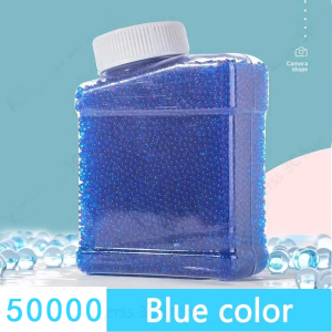 50K PCS 7-8mm Gel Beads Blaster Ammo Splat Gun Gel Balls Refill Gel Water Beads Splatter Bullets