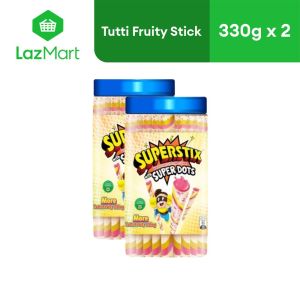 Superstix Tutti Fruity Jr with Super Dots 330G - Pack of 2