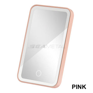 SEAMETAL Car Mirror Car Makeup Mirror With Led Light Cermin Pandang Belakang Kereta Cermin Solek Kereta