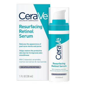 CeraVe Skin Renewing Retinol Serum / CeraVe Resurfacing Retinol Serum / Cerave Hydrating Hyaluronic Acid Serum 30ml