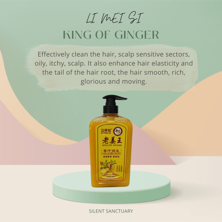 Li Mei Si King Of Ginger Hair Shampoo Fast Regrowth Hair Thick Anti