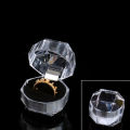Murah Banget - Tempat Cincin Model Kristal / Tempat Cincin Lamaran Transparan / Kotak Perhiasan Acrylic / Kotak Cincin Akrilik Bening. 