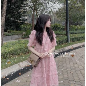 VÁY BẦU CÔNG SỞ - ĐẦM BẦU THIẾT KẾ DÁNG SUÔNG DÀI TAY ĐẸP ĐIỆU VẢI VOAN 2 LỚP CAO CẤP