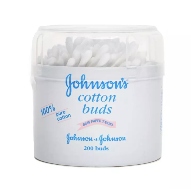 Johnson & Johnson's Cotton Buds 200 pcs (made from 100% Pure Ultra Soft ...